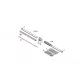 STIHL  Rura łożyska (krótka) 4230 711 7300